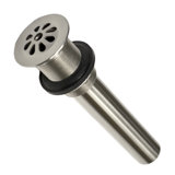 Teardrop 1.5" Grid Bathroom Sink Drain