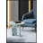 Grey Blue Natural Marble Coffee Table-1296709612