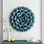 Décoration murale fleur en métal