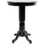 Table de pub, 42 po, noir