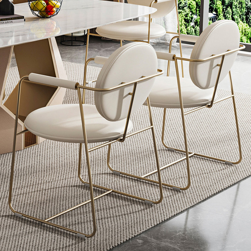 Nordic style creative rectangular dining table set, 29.5"H x 70.9"L x 35.4"W