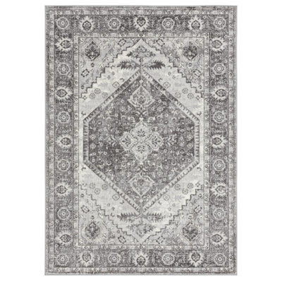 Tapis oriental à médaillon oriental