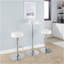 Table de bar contemporaine réglable Clear par Lumisource