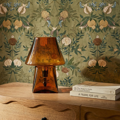 Luca Smokey Glass Mini Lamp