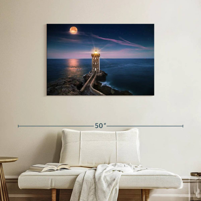 Lighthouse beach Aletra, H 26 po x l 39 po
