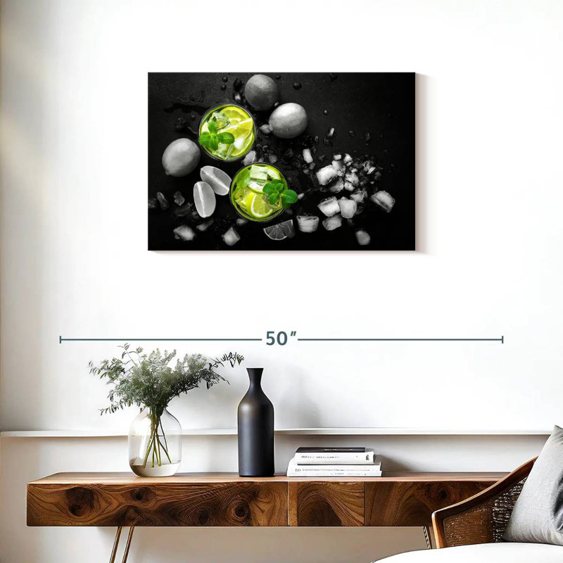 Yarlin Pop Mojito Cocktail, H 20 po x l 30 po