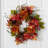 Fall Ranunculus Hydrangea and Berries Autumn Wreath