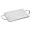 Masini Rectangular Marble and Silver Cheese Board