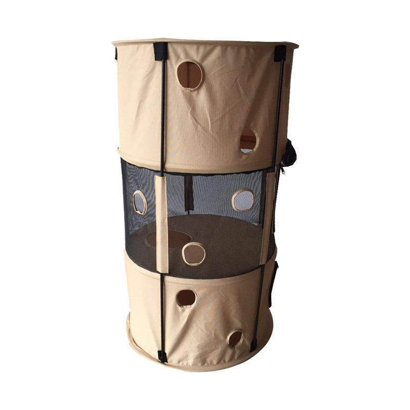 Maison pour chat Climbertree Pet Life Climbertree, Kaki