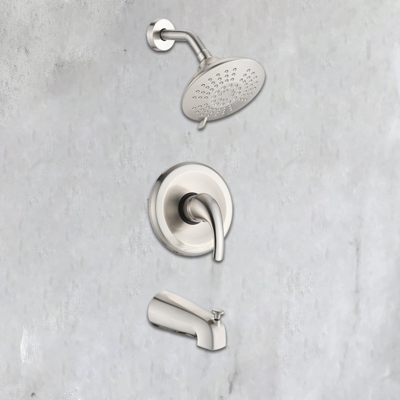 All-In-One Kit with Rough in-Valve, Silver