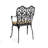 Cast Aluminium Bench With Cushion-302453917