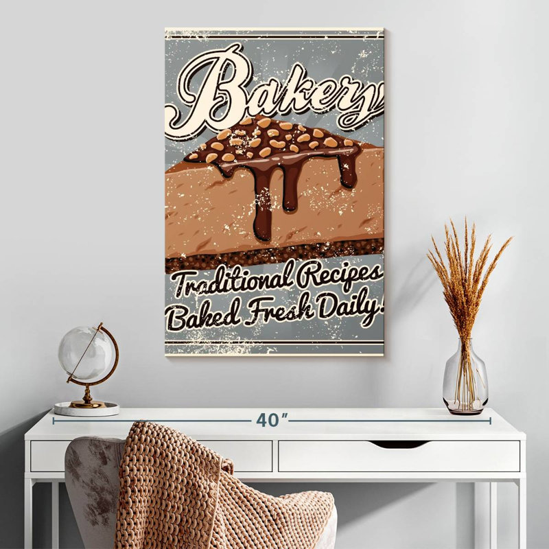 Tergel Chocolate Cheesecake Bakery, 30" H x 20" W