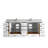 Malibu 84 " W Freestanding Standard Free Standing 2 Double Vanity Bathroom Vanity With Quartz Top-88110429