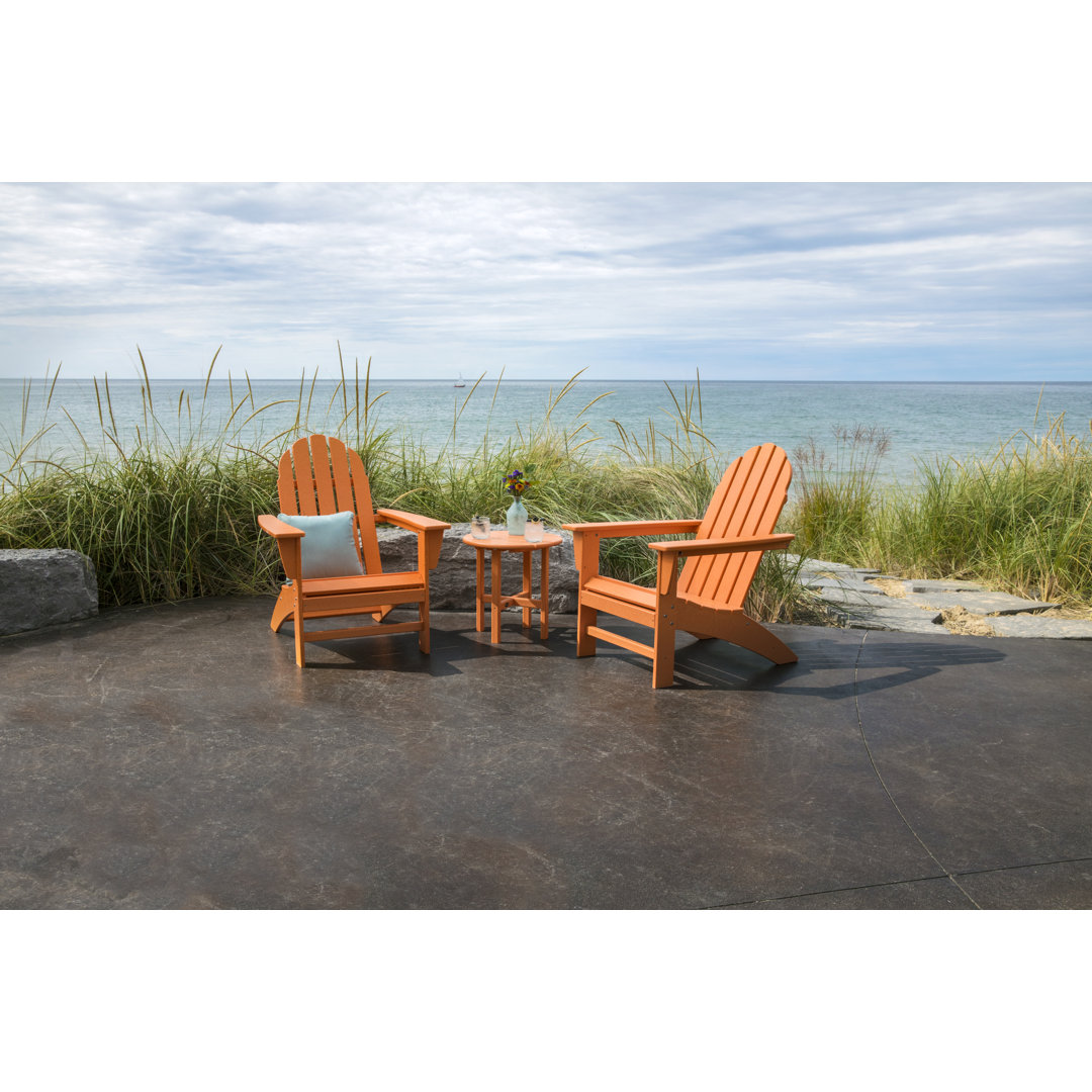 POLYWOOD Vineyard 3-Piece Adirondack Set POLYWOOD® 
