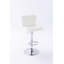 Tabouret de bar pivotant à oreilles capitonné