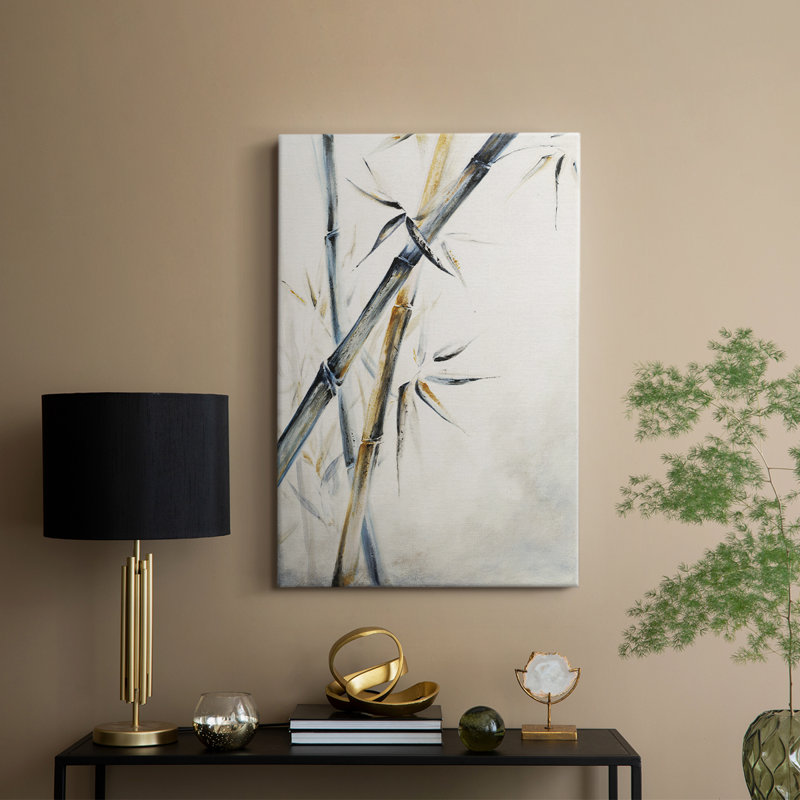 Bambou noir - Cavas enveloppés de galerie, H 18 po x l 12 po