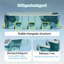 55 H x 295 W x 165 L Foldable Paddling Pool