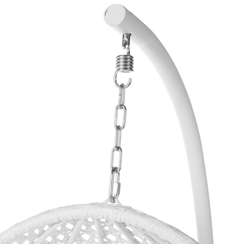 Lucien Steel Hammock Chair Stand, White