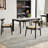 Weave Dining Chairs Set of 2, Mid-Century Modern Kitchen Chair with Solid Oak Frame & Handwoven Seat for Living Dining Room-2078615941-2078615947
