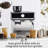 Espresso Machine With Grinder, 20 Bar Semi-Automatic Espresso Coffee Maker, 95-Ounce Water Tank