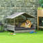 Niche pour chien en rotin avec coussin imperméable PawHut Wicker-787628744-787628746