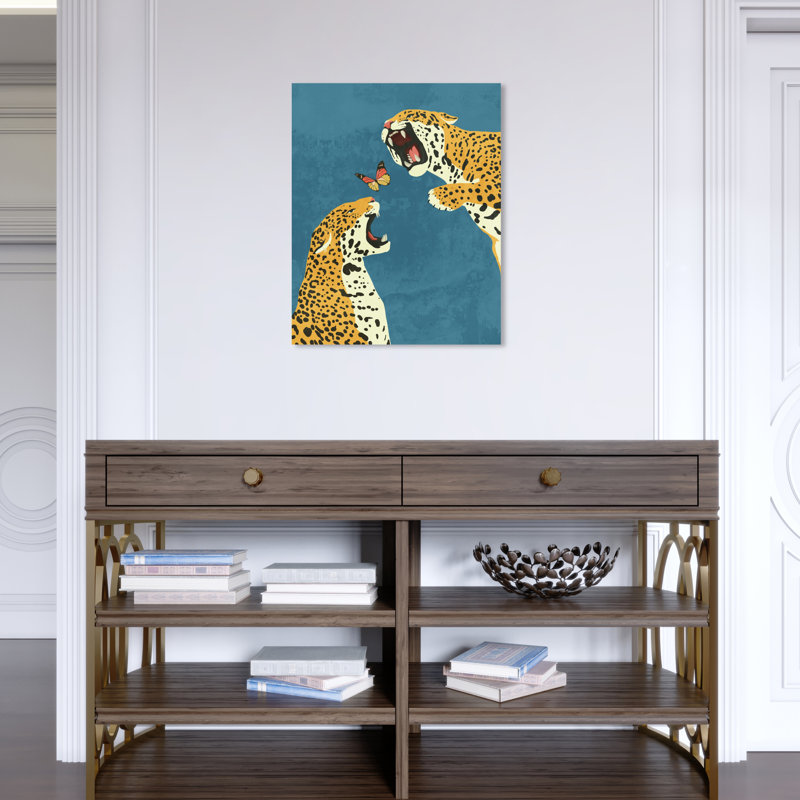 Wild Felines " Wild Felines " by Oliver Gal, 24" H x 16" W, Wrapped Canvas