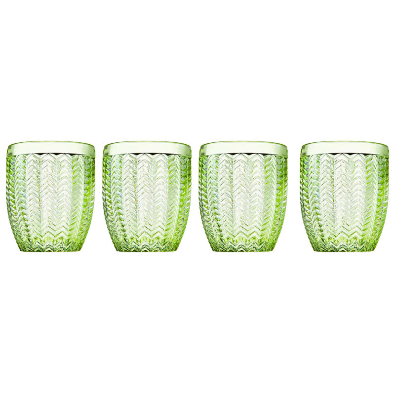 Verre à whiskey 11 oz. Twill, Vert