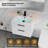 Ciarra Makowski 24" Wall Mounted Single Bathroom Vanity Set with Sink Top, Zinc Alloy Faucet, Floating Cabinet with Soft-Close Drawers-202462943