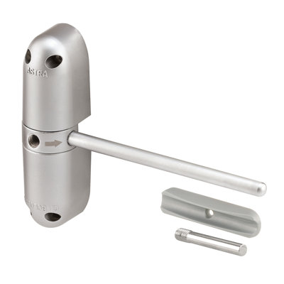 Prime-Line Safety Spring Door Closer  Easy to Install to Convert Hinged Doors to Self-Closing  Diecast Construction, 4-1/4 in., Non-Handed (Single Pack)
