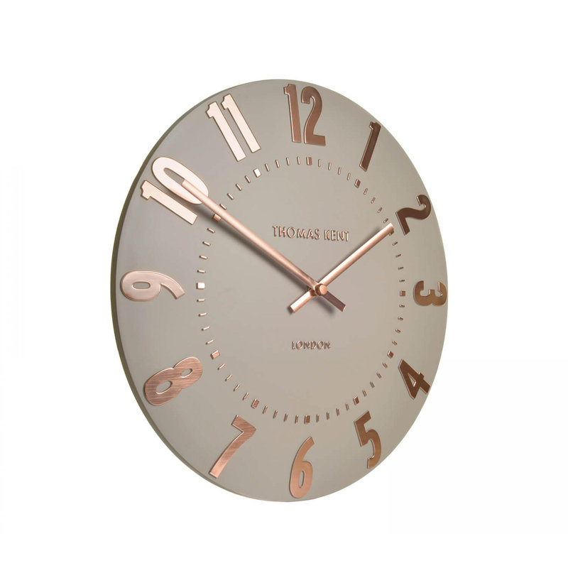 Mulberry Metal Wall Clock, Blue, Small