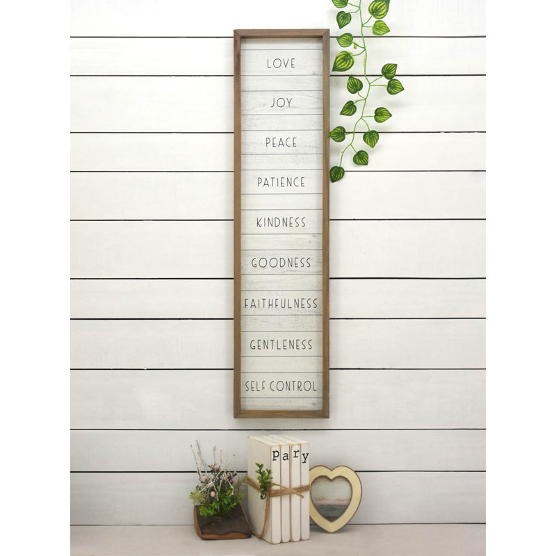 Cadre mural avec verset biblique