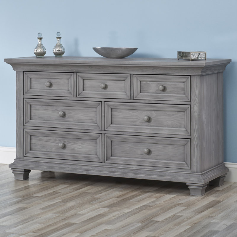 Westport 7 Drawer Dresser, Dusk Gray