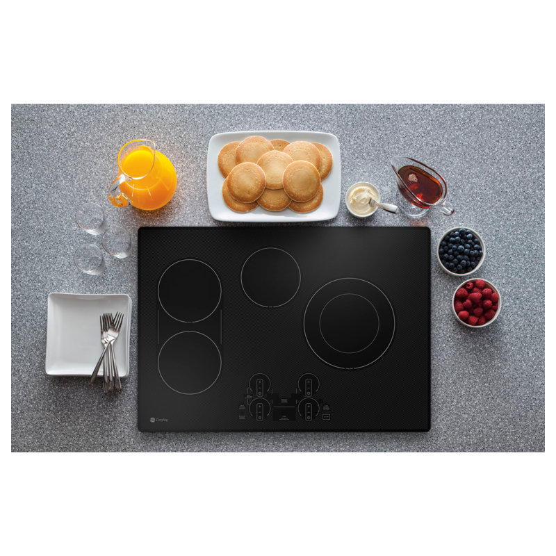 30" Black Electric Induction Cooktop with Touch Control