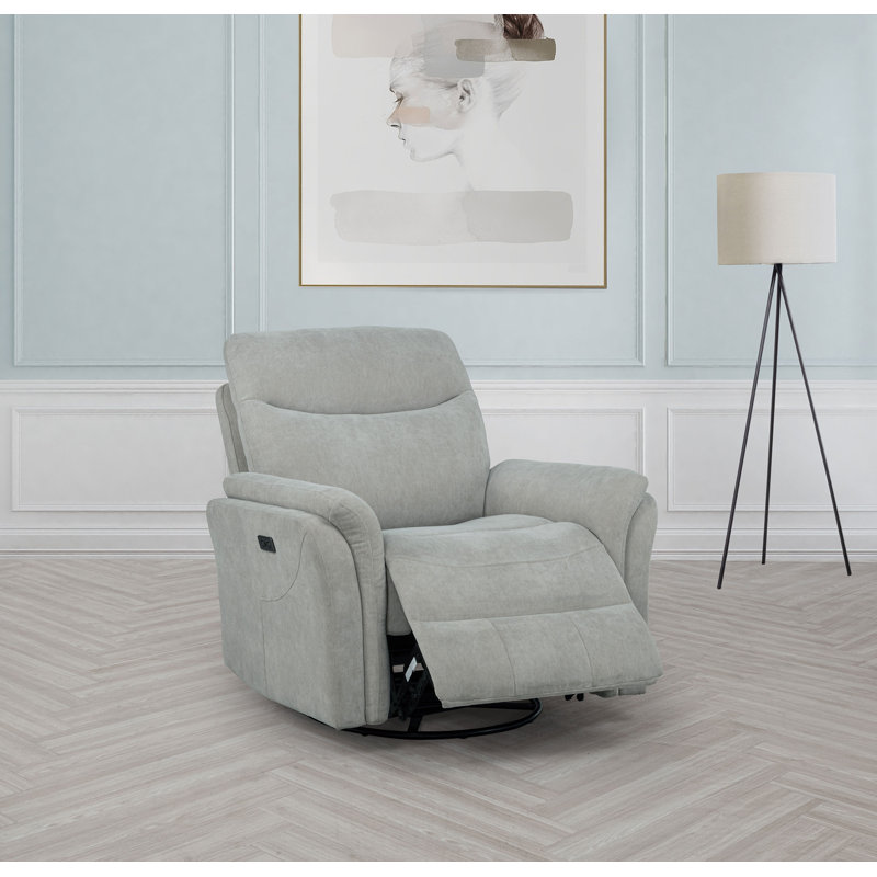 Fauteuil oscillant inclinable électrique Adler, Ivoire ivoire