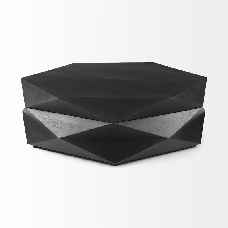 Table basse 48 po, Noir