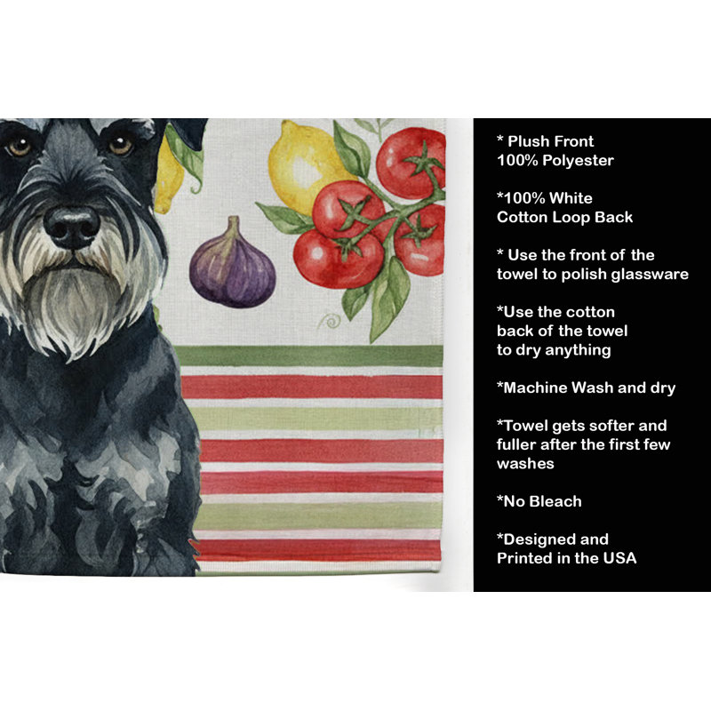 Serviette de cuisine standard Schnauzer, Standard Schnauzer