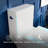 Eviva 1.28 GPF Elongated Comfort Height Chair Height Floor Mounted One-Piece Toilet with Seat Included