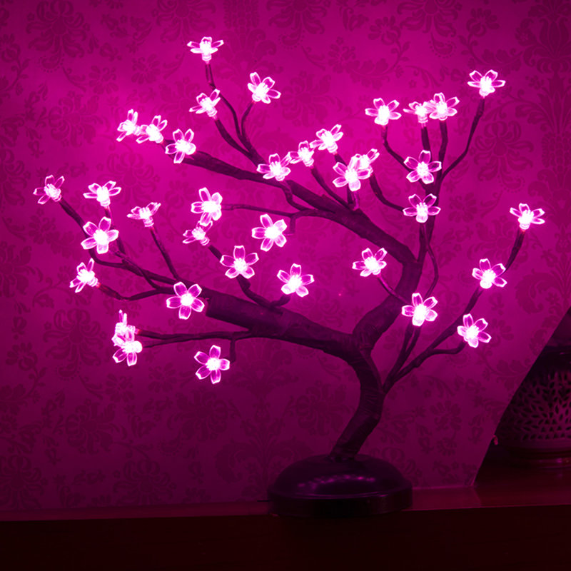 15'' LED Lighted Trees & Branches, Pink