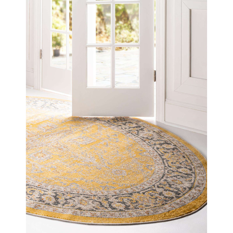 Folmar Oriental Indoor Rug, Oval 3'3" x 5'3"