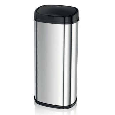 Chroma Square 50 L Motion Sensor Stainless Steel Bin