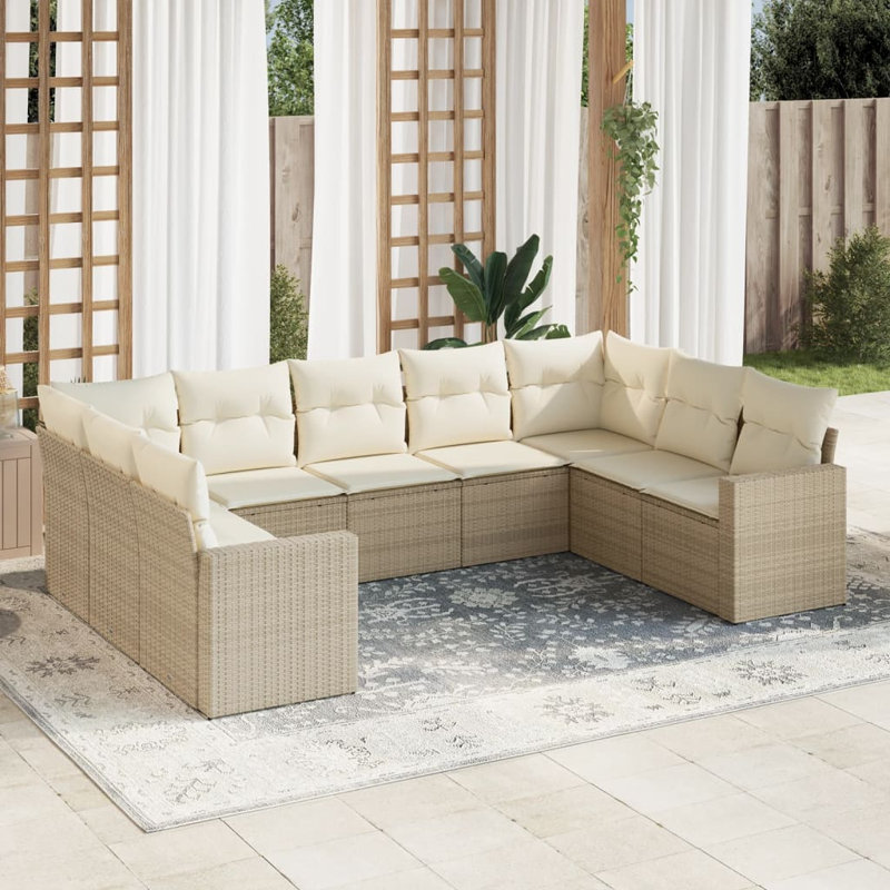 Ensemble de canapé de jardin Vidaxl