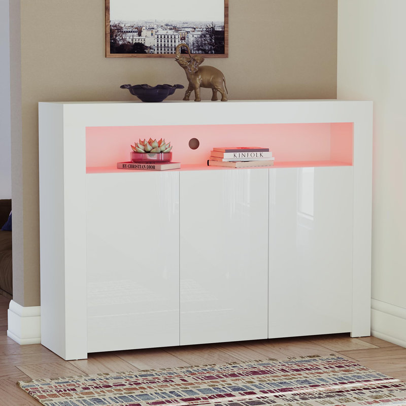 Brebner 130cm Sideboard, White