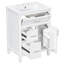 Meuble-lavabo 24 po avec tiroir rabattable