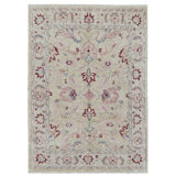 Hand-Knotted High-Quality Beige Area Rug