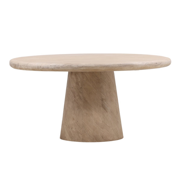 Birch Lane™ Johari Round Solid Wood Dining Table | Wayfair