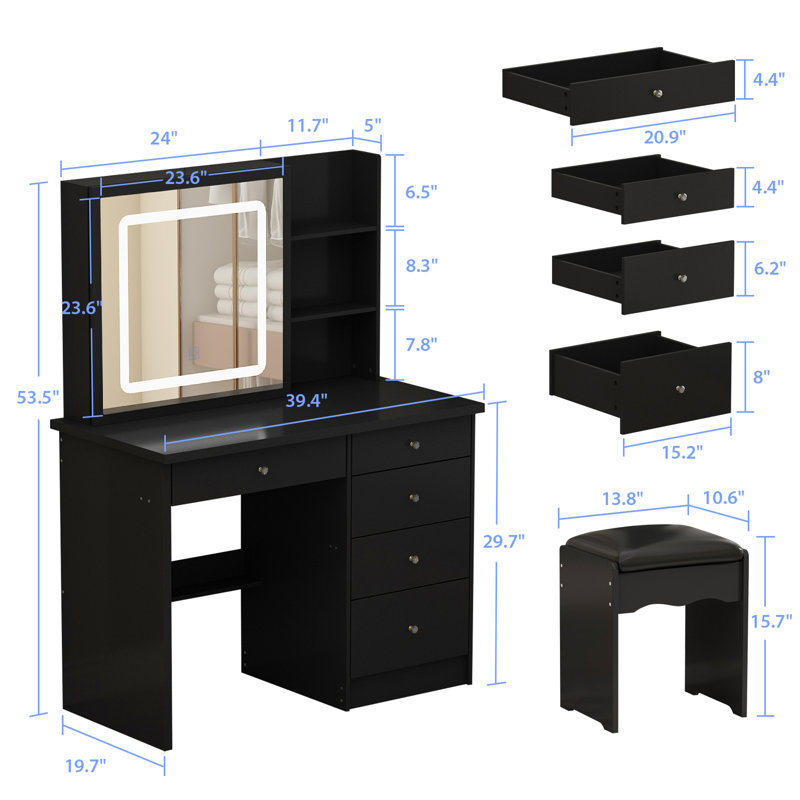 Altabelli Vanity, Black