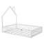 Lit plateforme en bois pleine grandeur avec garde-corps-1872188292