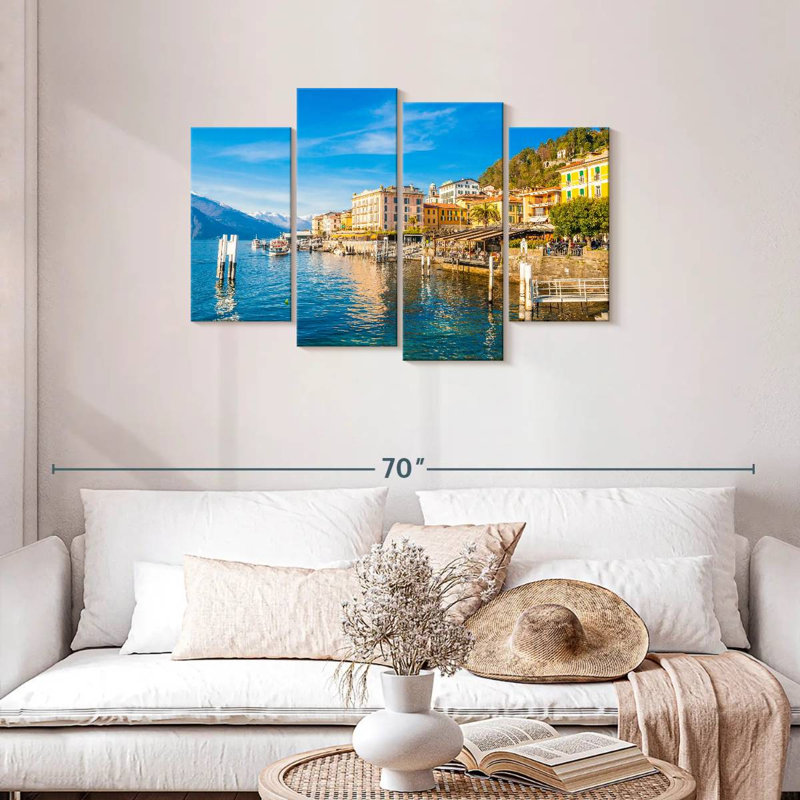 Alvord Bellagio Lakeside Town, 27" H x 43" W