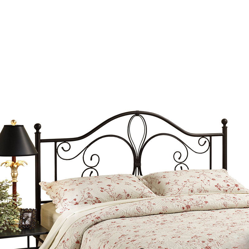 Brenneman Metal Open-Frame Headboard, King, Brown
