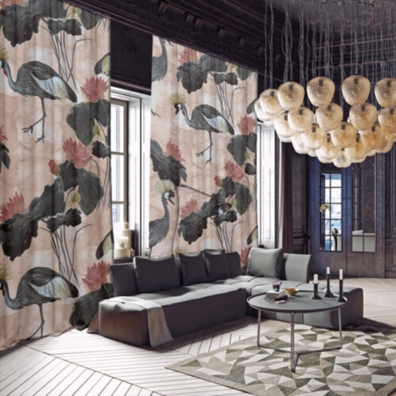 Velvet Blackout Curtain Panel Pair, 148 W x 400 D cm